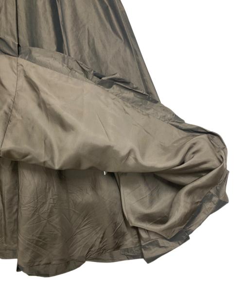 ebure（エブール）ebure (エブール) シルクブレンドイージースカート ブラウン サイズ:36の古着・服飾アイテム