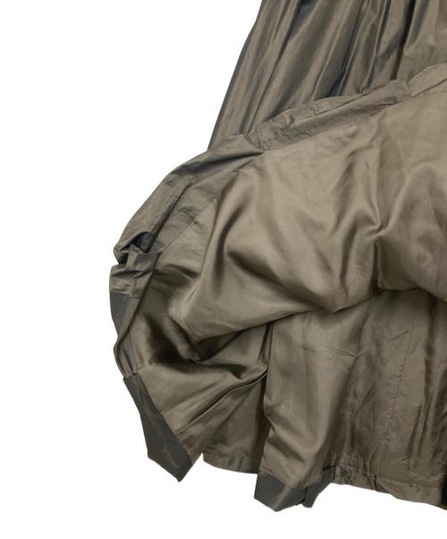 ebure（エブール）ebure (エブール) シルクブレンドイージースカート ブラウン サイズ:36の古着・服飾アイテム