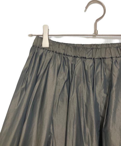 ebure（エブール）ebure (エブール) シルクブレンドイージースカート ブラウン サイズ:36の古着・服飾アイテム
