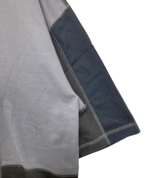 COMME des GARCONS HOMME（コムデギャルソン オム）COMME des GARCONS HOMME (コムデギャルソン オム) Cotton jersey MIX T-shirt グレー サイズ:L 未使用品の古着・服飾アイテム