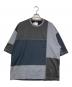 COMME des GARCONS HOMME（コムデギャルソン オム）の古着「Cotton jersey MIX T-shirt」｜グレー