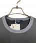 中古・古着 COMME des GARCONS HOMME (コムデギャルソン オム) Cotton jersey MIX T-shirt グレー サイズ:L 未使用品：18000円