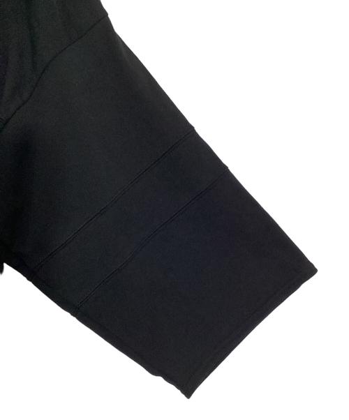 MARKA（マーカ）MARKA (マーカ) リサイクル スビン オーガニックコットン 度詰天竺 フットボール Tシャツ ブラック サイズ:2の古着・服飾アイテム