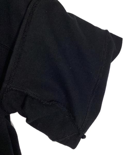 MARKA（マーカ）MARKA (マーカ) リサイクル スビン オーガニックコットン 度詰天竺 フットボール Tシャツ ブラック サイズ:2の古着・服飾アイテム