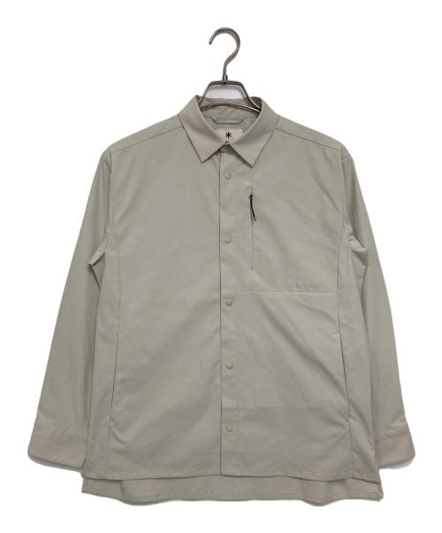 Snow peak（スノーピーク）Snow peak (スノーピーク) RW Transit Shirt ホワイト サイズ:Ｓの古着・服飾アイテム