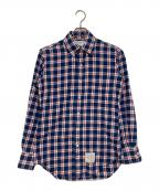 Thom Browneトムブラウン）の古着「チェックシャツ」｜ブルー