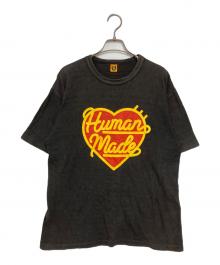 HUMAN MADE（ヒューマンメイド）の古着「ハートロゴTシャツ」｜ブラック
