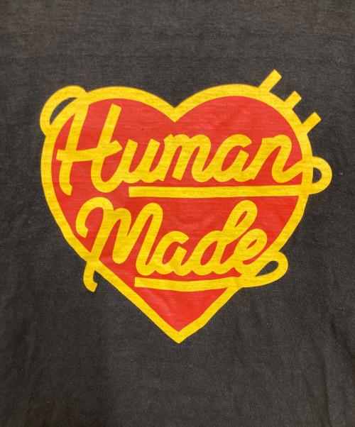 HUMAN MADE（ヒューマンメイド）HUMAN MADE (ヒューマンメイド) ハートロゴTシャツ ブラック サイズ:Lの古着・服飾アイテム