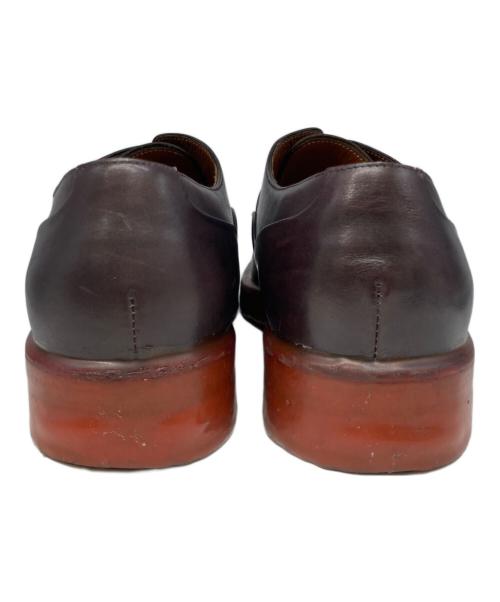 ERMENEGILDO ZEGNA（エルメネジルド・ゼニア）ERMENEGILDO ZEGNA (エルメネジルド・ゼニア) モンクストラップシューズ ブラウン サイズ:9 1/2の古着・服飾アイテム