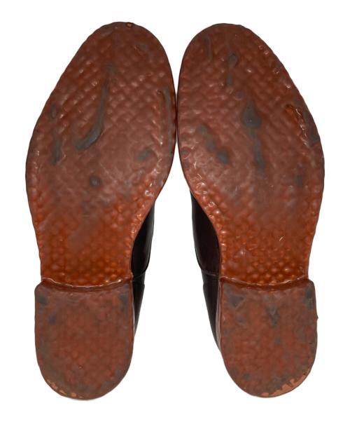 ERMENEGILDO ZEGNA（エルメネジルド・ゼニア）ERMENEGILDO ZEGNA (エルメネジルド・ゼニア) モンクストラップシューズ ブラウン サイズ:9 1/2の古着・服飾アイテム