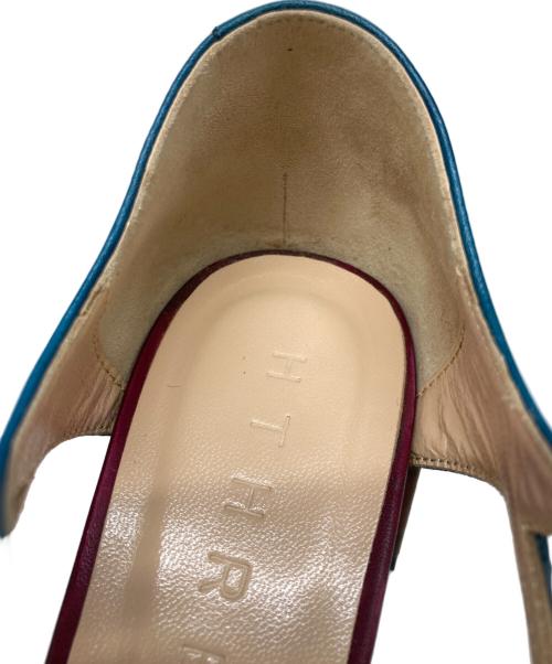 HTHREE（エイチスリー）HTHREE (エイチスリー) ストラップパンプス ブルー サイズ:38の古着・服飾アイテム