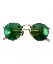 RAY-BAN（レイバン）の古着「ROUND FLAT LENSES サングラス」｜ゴールド