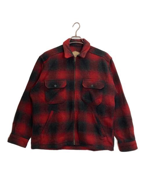 WOOLRICH（ウールリッチ）WOOLRICH (ウールリッチ) 80sジップジャケット レッド サイズ:Mの古着・服飾アイテム