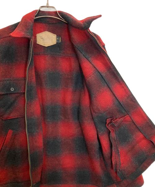 WOOLRICH（ウールリッチ）WOOLRICH (ウールリッチ) 80sジップジャケット レッド サイズ:Mの古着・服飾アイテム