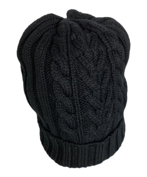 MONCLER（モンクレール）MONCLER (モンクレール) ニット帽 ブラックの古着・服飾アイテム