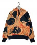 SUPREME×Andres Serranoシュプリーム×アンドレスセラーノ）の古着「Blood and Semen Hooded Sweatshirt」｜オレンジ
