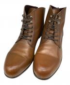 PADRONEパドローネ）の古着「バックジップチャッカブーツ」｜ブラウン