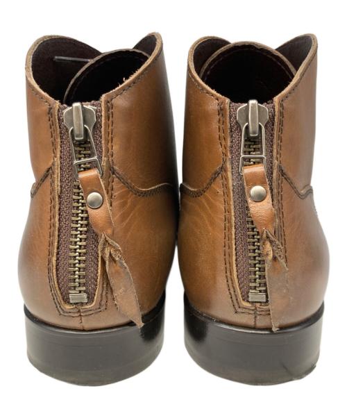 PADRONE（パドローネ）PADRONE (パドローネ) バックジップチャッカブーツ ブラウン サイズ:41の古着・服飾アイテム