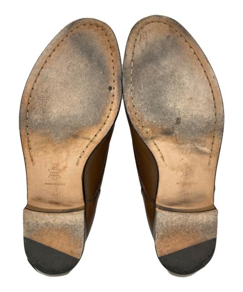 PADRONE（パドローネ）PADRONE (パドローネ) バックジップチャッカブーツ ブラウン サイズ:41の古着・服飾アイテム