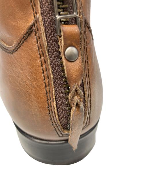 PADRONE（パドローネ）PADRONE (パドローネ) バックジップチャッカブーツ ブラウン サイズ:41の古着・服飾アイテム