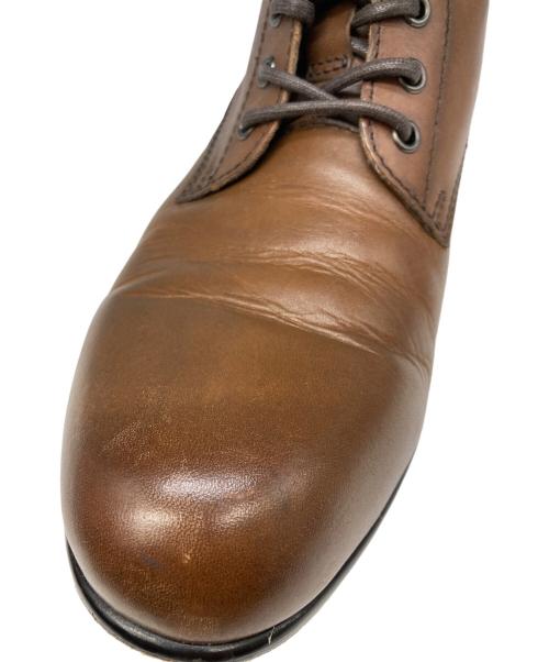 PADRONE（パドローネ）PADRONE (パドローネ) バックジップチャッカブーツ ブラウン サイズ:41の古着・服飾アイテム