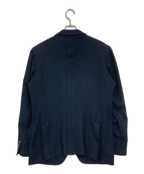 Belvest（ベルヴェスト）Belvest (ベルヴェスト) ウール鹿の子テーラードジャケット ネイビー サイズ:４８の古着・服飾アイテム
