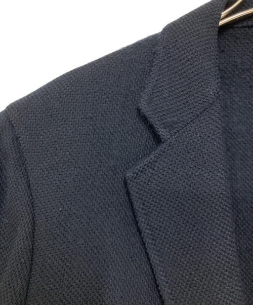 Belvest（ベルヴェスト）Belvest (ベルヴェスト) ウール鹿の子テーラードジャケット ネイビー サイズ:４８の古着・服飾アイテム
