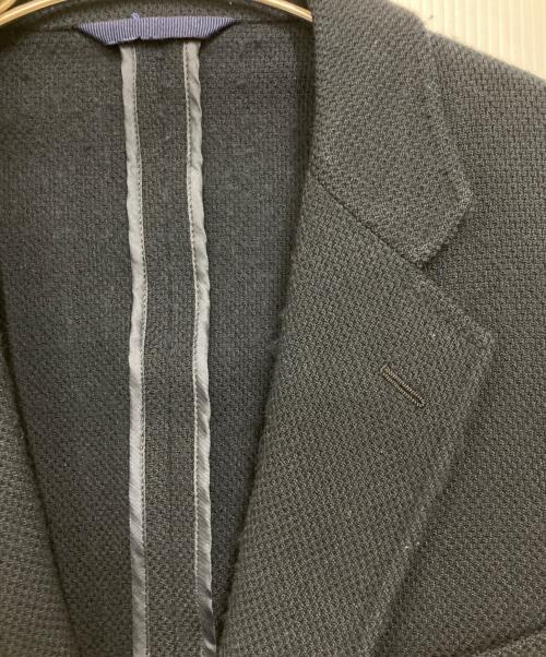 Belvest（ベルヴェスト）Belvest (ベルヴェスト) ウール鹿の子テーラードジャケット ネイビー サイズ:４８の古着・服飾アイテム