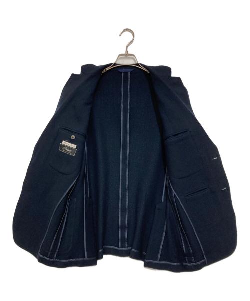 Belvest（ベルヴェスト）Belvest (ベルヴェスト) ウール鹿の子テーラードジャケット ネイビー サイズ:４８の古着・服飾アイテム