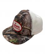 SUPREMEシュプリーム）の古着「Authorized Mesh Back 5-Panel Cap」｜ホワイト×マルチカラー