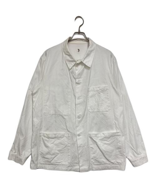 LE（エルイー）LE (エルイー) FRENCH WORK JACKET ホワイト サイズ:3の古着・服飾アイテム