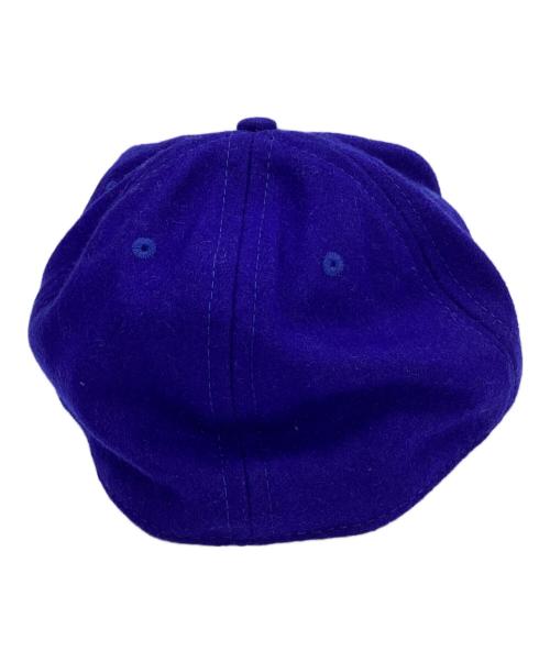 EBBETS FIELD FLANNELS（エベッツフィールドフランネルズ）EBBETS FIELD FLANNELS (エベッツフィールドフランネルズ) フランネルキャップ ブルー サイズ:7 5/8の古着・服飾アイテム