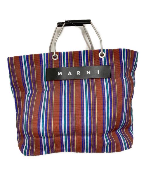 MARNI（マルニ）MARNI (マルニ) マーケットバッグ ブラウンの古着・服飾アイテム