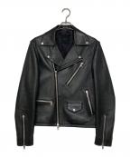 DESIGNWORKSデザインワークス）の古着「ライダースジャケット」｜ブラック