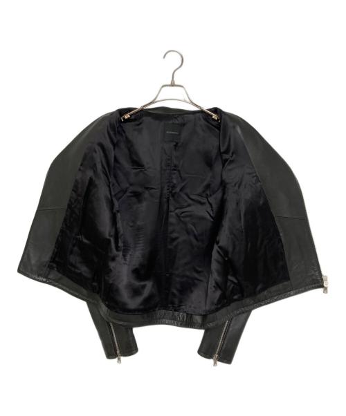 DESIGNWORKS（デザインワークス）DESIGNWORKS (デザインワークス) ライダースジャケット ブラック サイズ:Ｓの古着・服飾アイテム