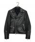 DESIGNWORKS（デザインワークス）の古着「ライダースジャケット」｜ブラック