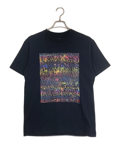 MINEDENIM（マインデニム）MINEDENIM (マインデニム) プリントTシャツ ブラック サイズ:Ｍの古着・服飾アイテム