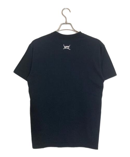 MINEDENIM（マインデニム）MINEDENIM (マインデニム) プリントTシャツ ブラック サイズ:Ｍの古着・服飾アイテム