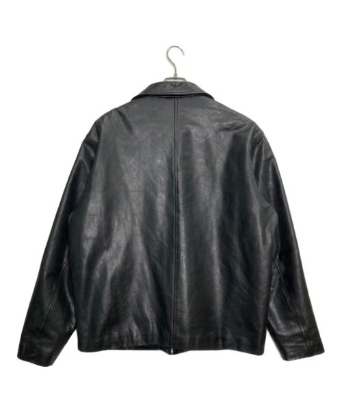 GAP（ギャップ）GAP (ギャップ) シングルレザージャケット ブラック サイズ:Lの古着・服飾アイテム