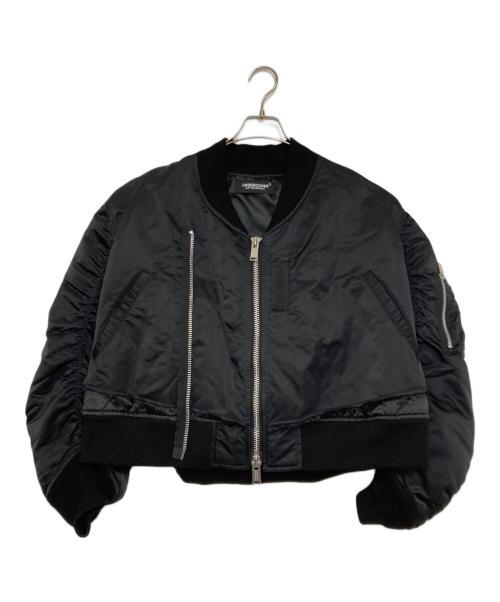 UNDERCOVER（アンダーカバー）UNDERCOVER (アンダーカバー) ダブルブレストMA-1 ブラック サイズ:1の古着・服飾アイテム