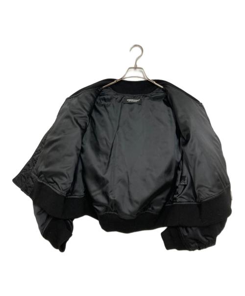 UNDERCOVER（アンダーカバー）UNDERCOVER (アンダーカバー) ダブルブレストMA-1 ブラック サイズ:1の古着・服飾アイテム