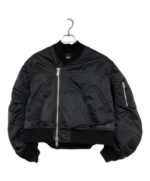 UNDERCOVER（アンダーカバー）UNDERCOVER (アンダーカバー) ダブルブレストMA-1 ブラック サイズ:1の古着・服飾アイテム