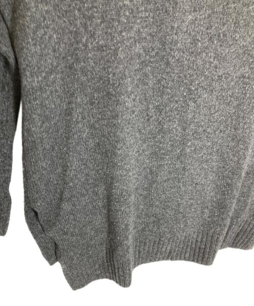 UNDERCOVER（アンダーカバー）UNDERCOVER (アンダーカバー) ヘチマカラーサテン切替フォーマルニットJKT グレー×ブラック サイズ:1の古着・服飾アイテム