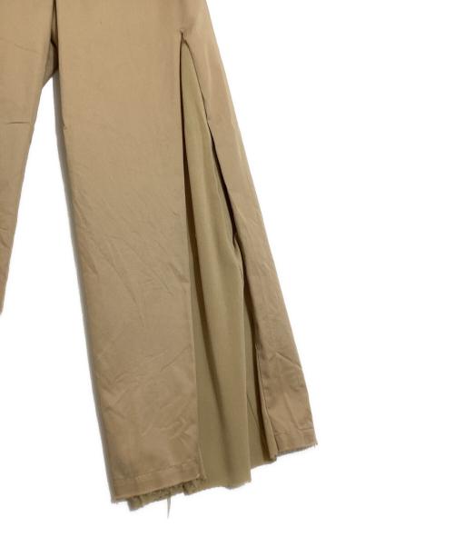 UNDERCOVER（アンダーカバー）UNDERCOVER (アンダーカバー) Chino Cloth Front opening Solid Double Pant ベージュ サイズ:1の古着・服飾アイテム