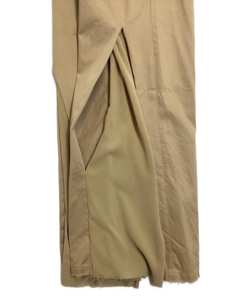 UNDERCOVER（アンダーカバー）UNDERCOVER (アンダーカバー) Chino Cloth Front opening Solid Double Pant ベージュ サイズ:1の古着・服飾アイテム