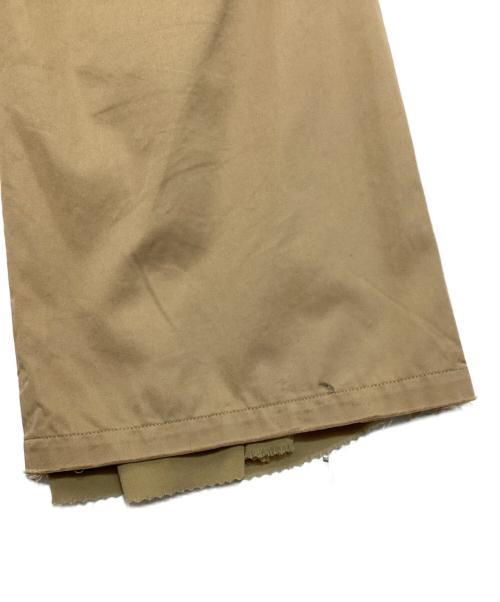 UNDERCOVER（アンダーカバー）UNDERCOVER (アンダーカバー) Chino Cloth Front opening Solid Double Pant ベージュ サイズ:1の古着・服飾アイテム