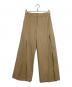 UNDERCOVER（アンダーカバー）の古着「Chino Cloth Front opening Solid Double Pant」｜ベージュ