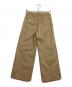 UNDERCOVER (アンダーカバー) Chino Cloth Front opening Solid Double Pant ベージュ サイズ:1：10000円