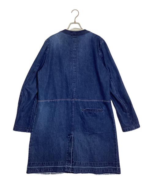 JohnUNDERCOVER（ジョンアンダーカバー）JohnUNDERCOVER (ジョンアンダーカバー) カットオフ インディゴデニムコート インディゴ サイズ:不明の古着・服飾アイテム