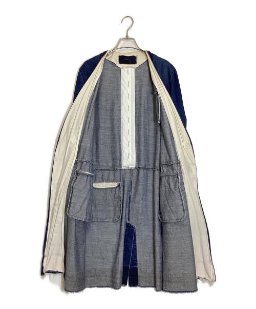 JohnUNDERCOVER（ジョンアンダーカバー）JohnUNDERCOVER (ジョンアンダーカバー) カットオフ インディゴデニムコート インディゴ サイズ:不明の古着・服飾アイテム